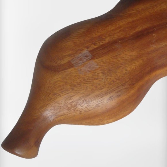 Vintage Large Wooden 4 Pod Snack Tray - Picture 7 of 7